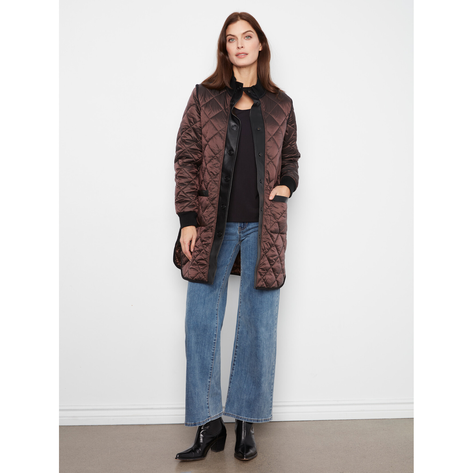 Charlie B Reversible Quilted Puffer Jacket