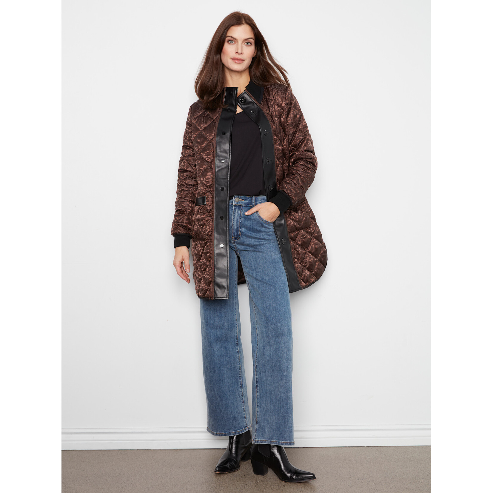 Charlie B Reversible Quilted Puffer Jacket