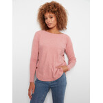 Charlie B Side Button Boat Neck Sweater
