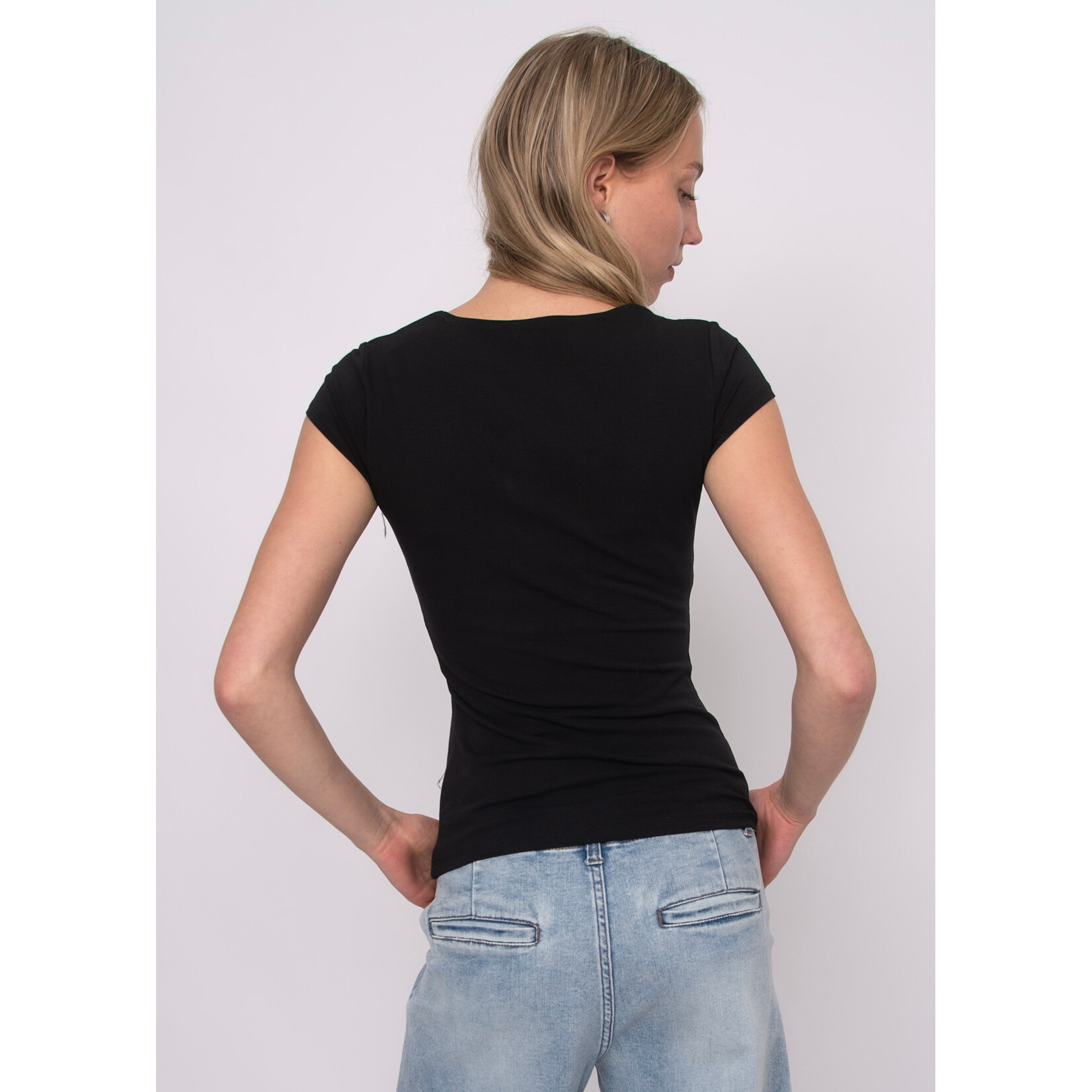 Rd Style Shayla Cap Sleeve Square Neck Top