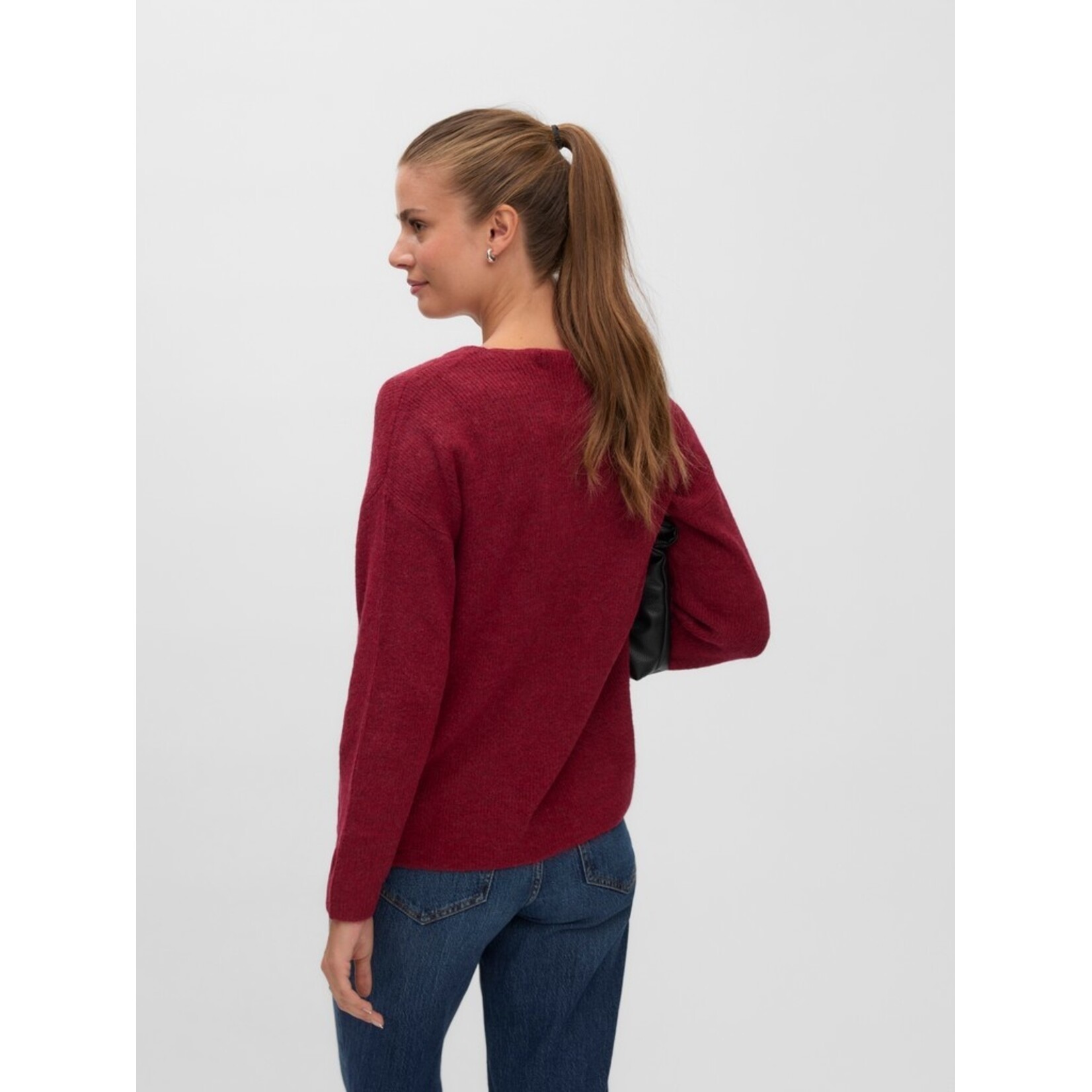 Vero Moda Crewlefile V-Neck Sweater