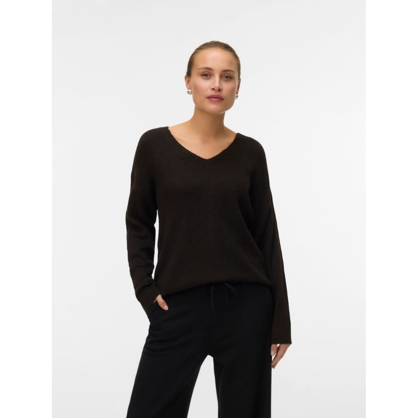 Vero Moda Crewlefile V-Neck Sweater