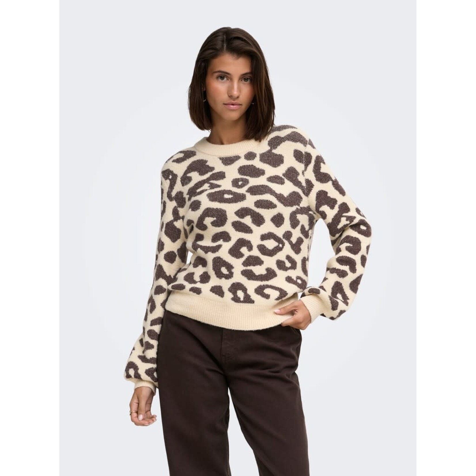 JDY Lorraine Animal Print Sweater
