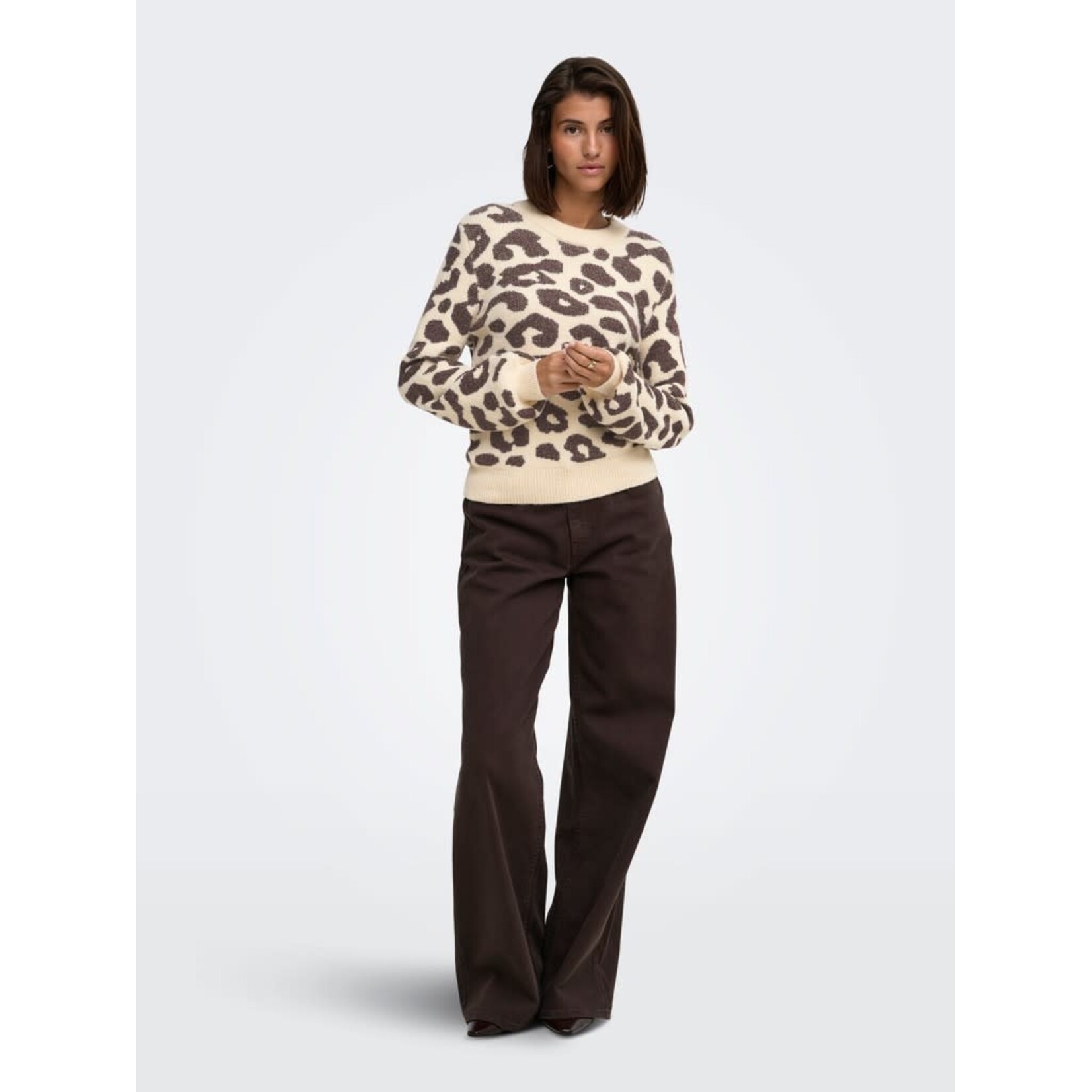 JDY Lorraine Animal Print Sweater