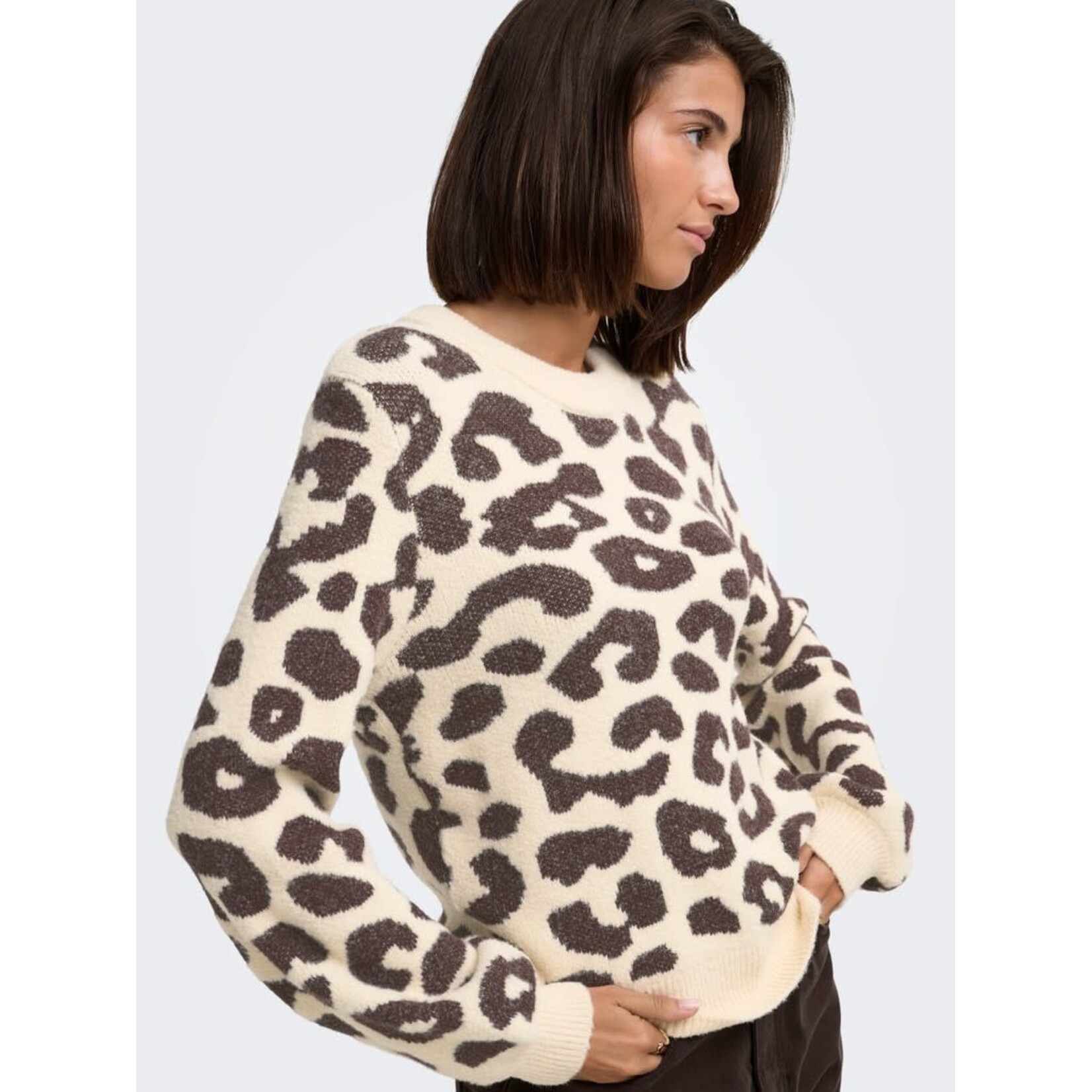 JDY Lorraine Animal Print Sweater