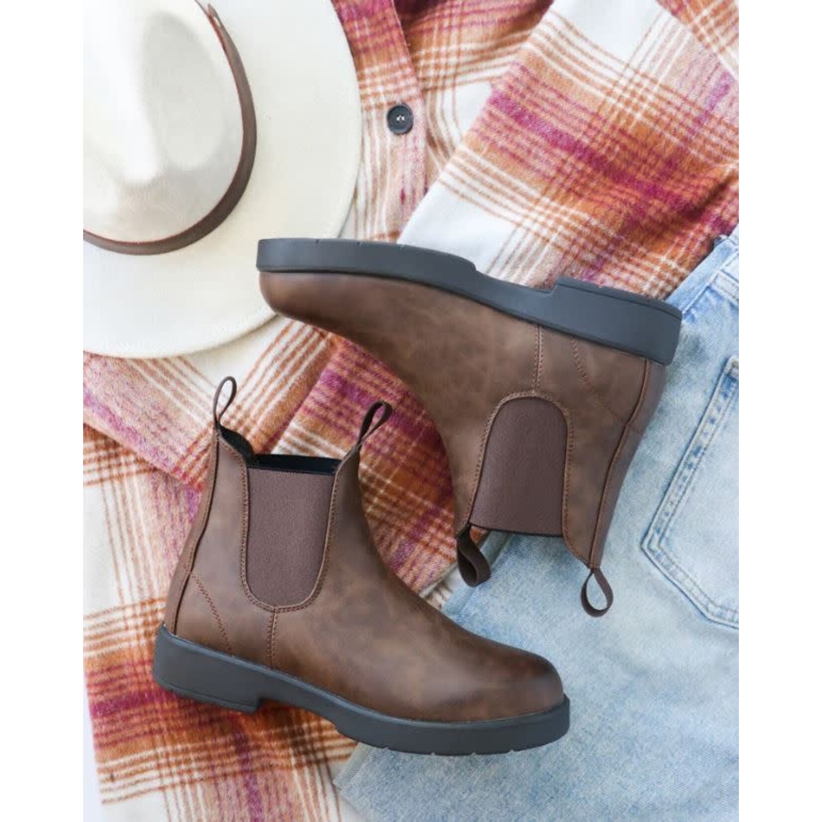 Lady Comfort Sydney T Boot Tan