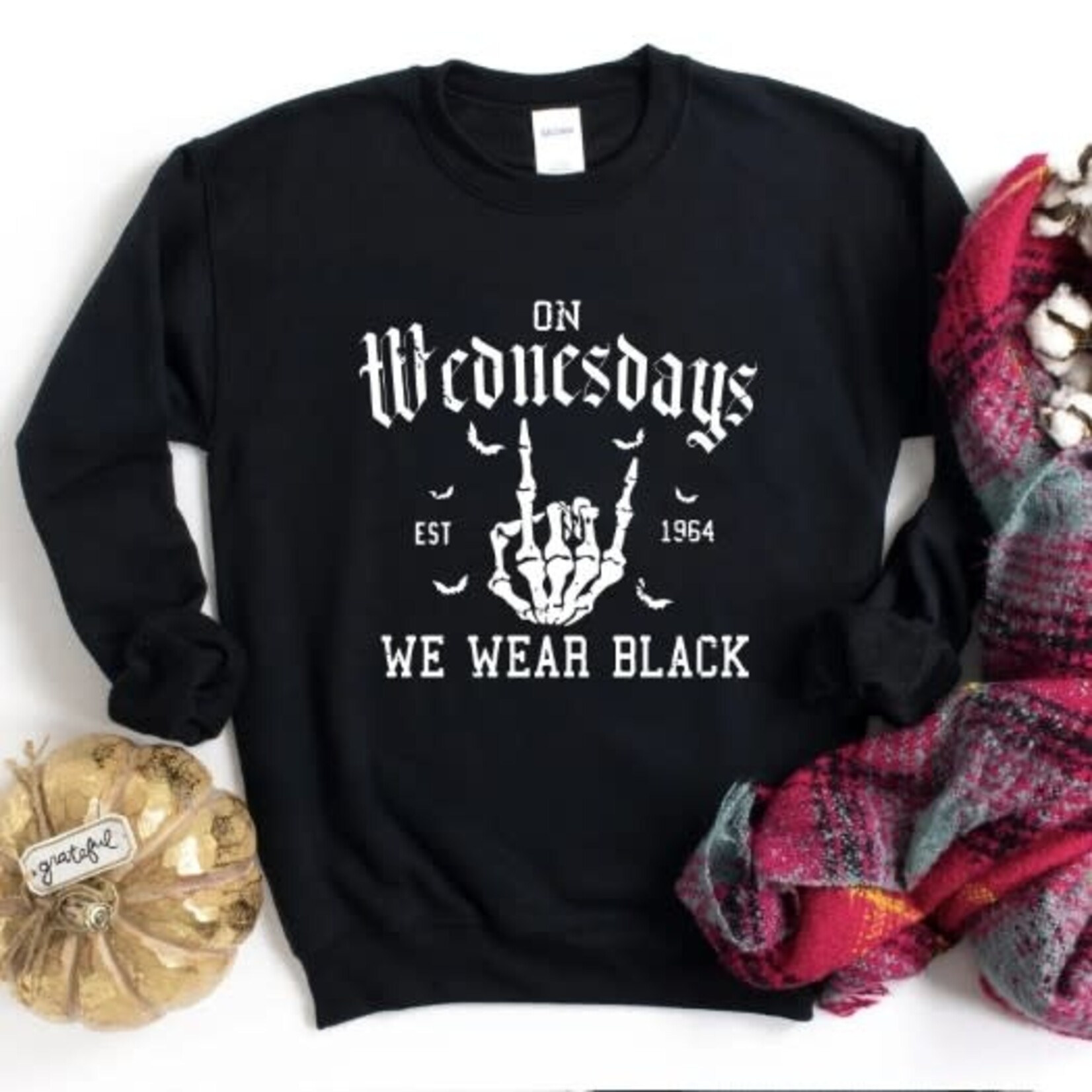 RBA On Wednesdays We Wear Black Sweatshirt