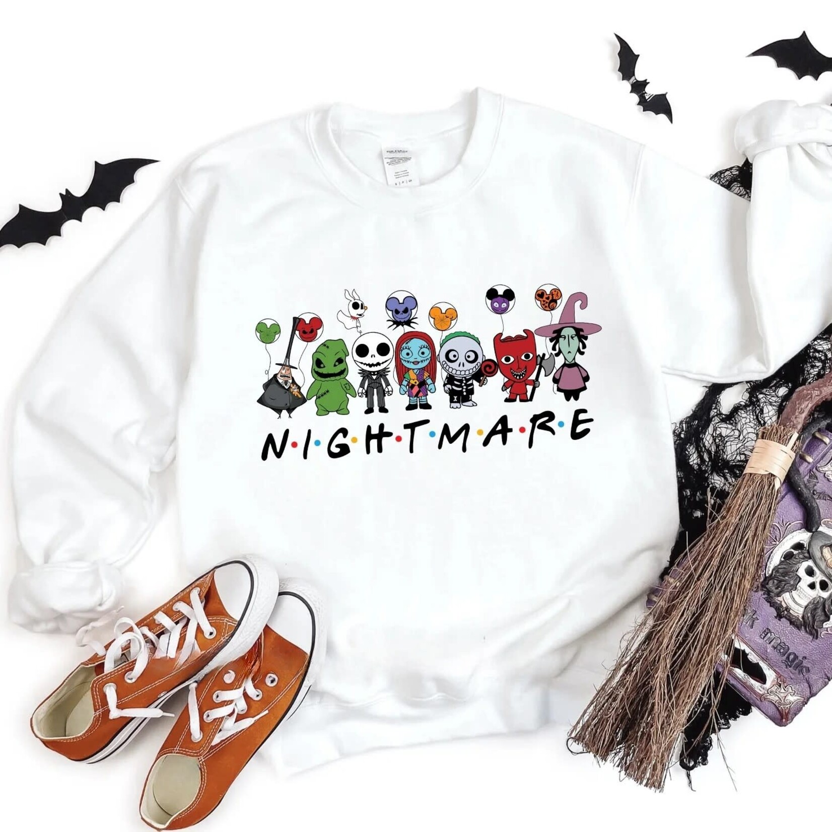RBA Nightmare Friends Sweatshirt White