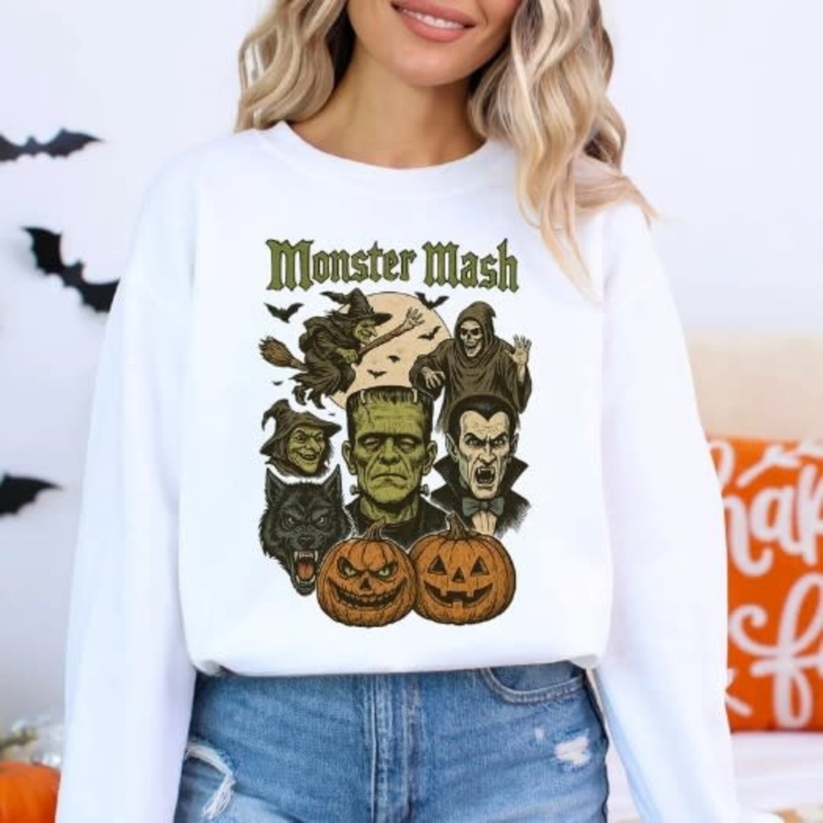RBA Monster Mash Sweatshirt White