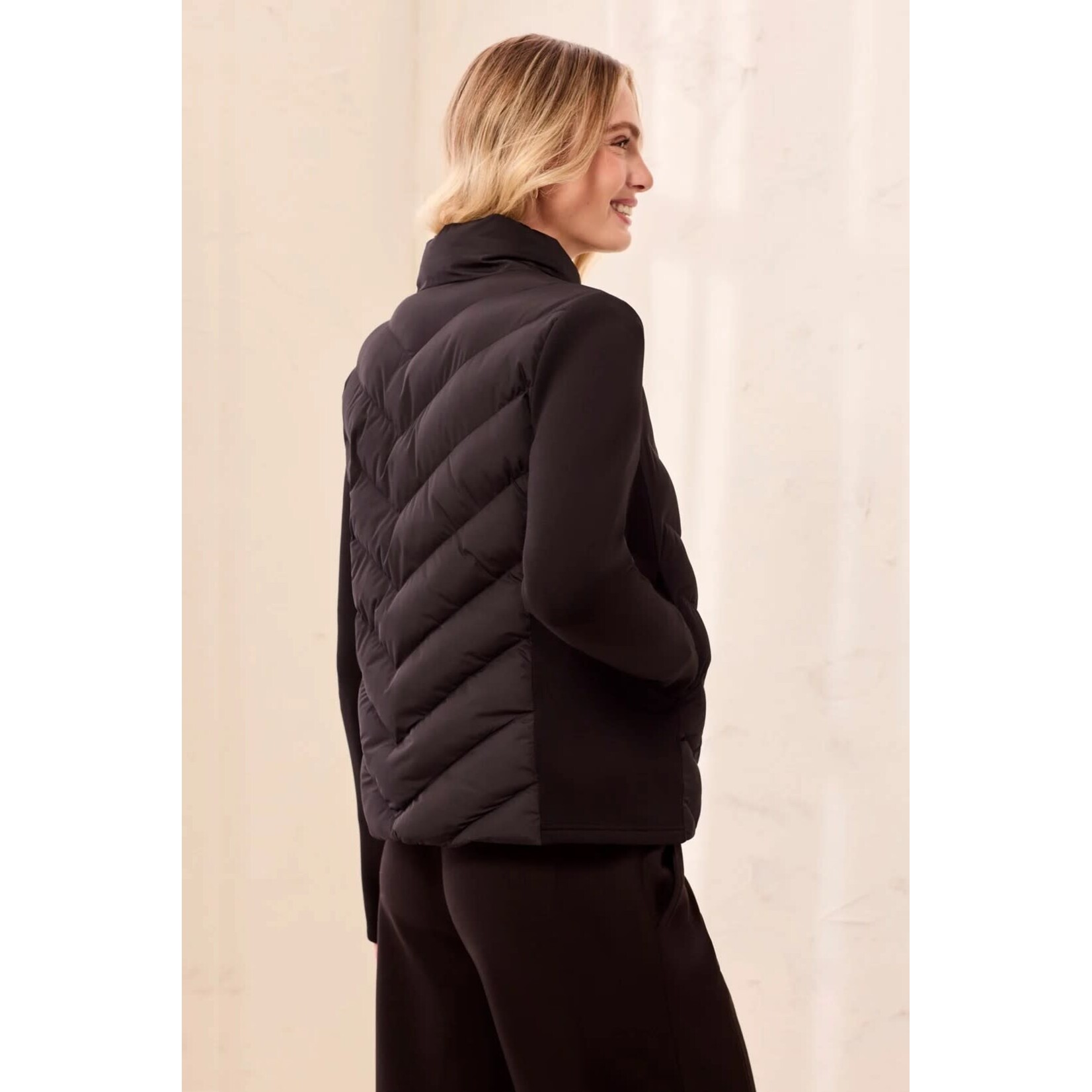 Tribal Puffer Jacket With Removable Hood