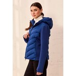 Tribal Puffer Jacket With Removable Hood