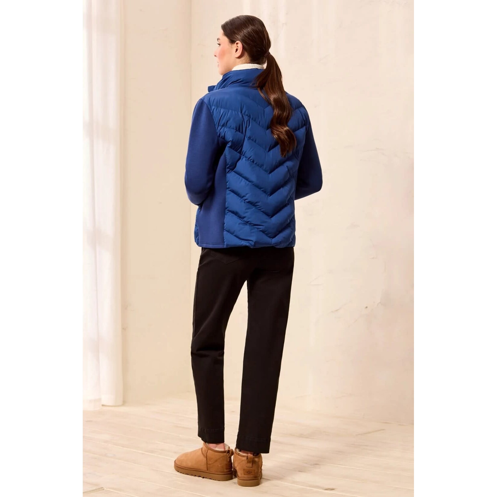 Tribal Puffer Jacket With Removable Hood