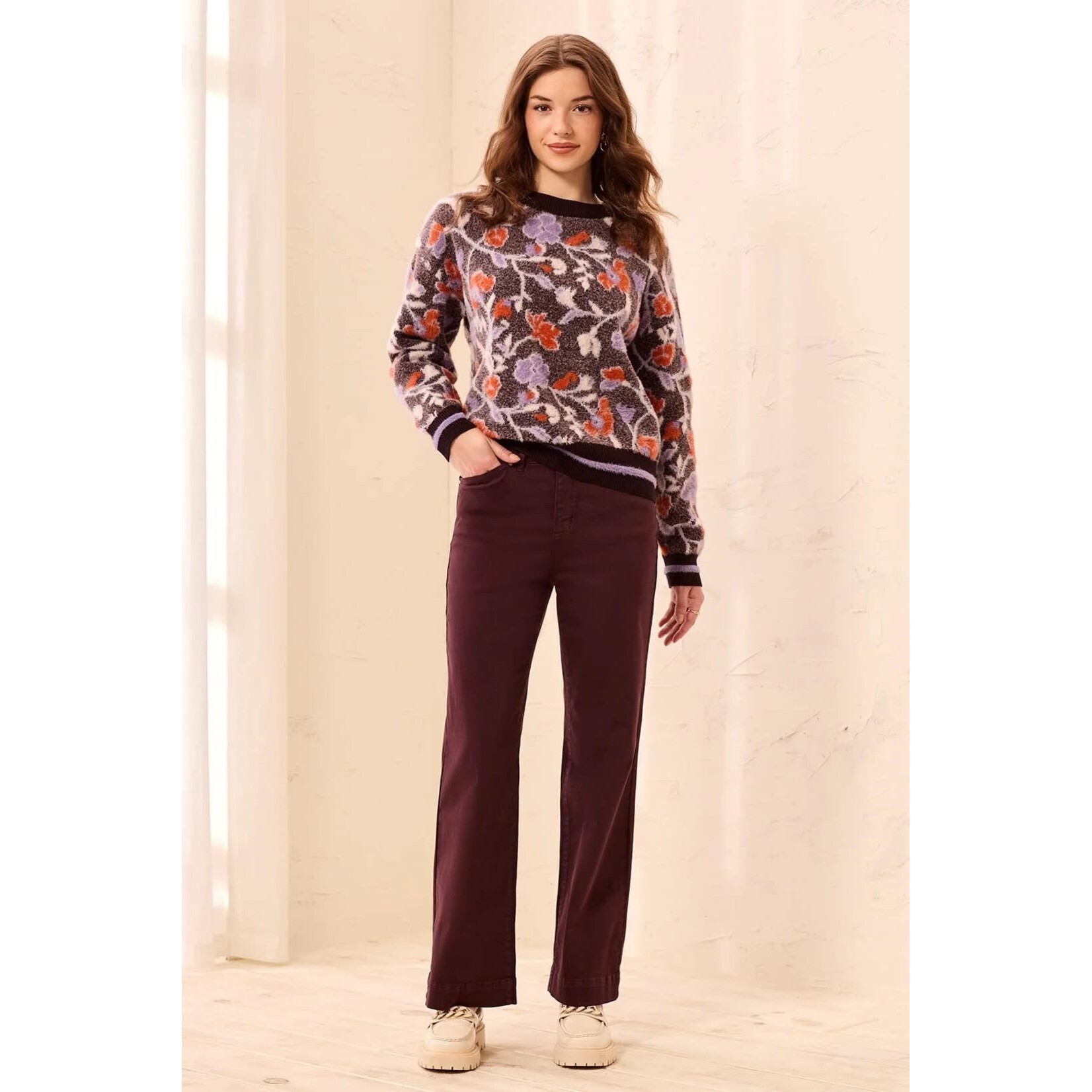 Tribal Fly Front 5 Pocket Pant
