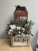 My New Favorite Thing Centerpiece Deer Display "Most Wonderful Time of the Year"