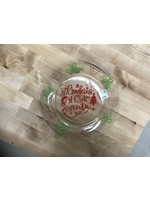 Our Twisted Dahlia Circle Large Plate - Cookies for Santa