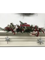 My New Favorite Thing Swag- Table Top Red Truck "Farmhouse Christmas"