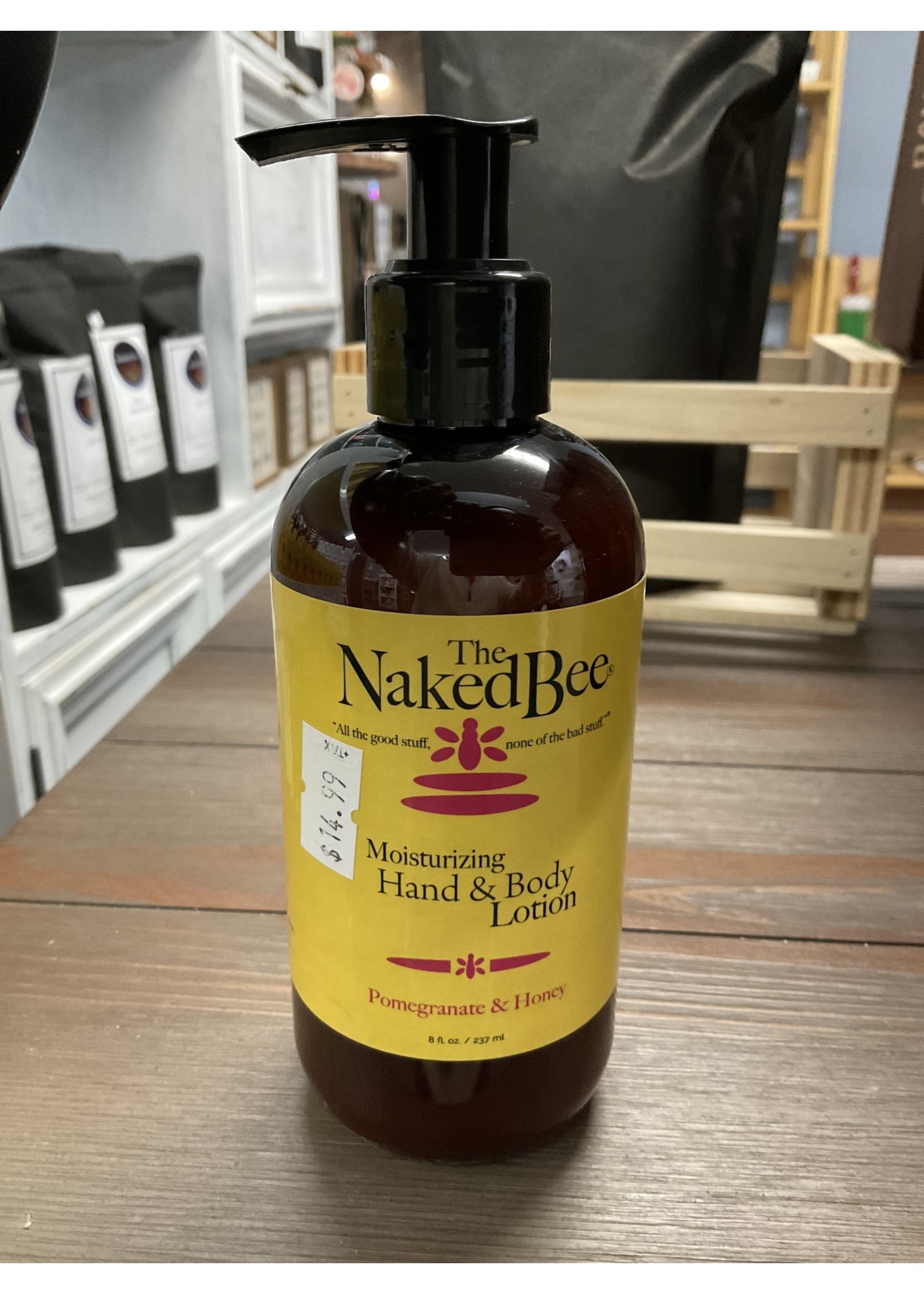 The Naked Bee 8 oz Moisturizing Hand & Body Lotion-Pomegranate & Honey