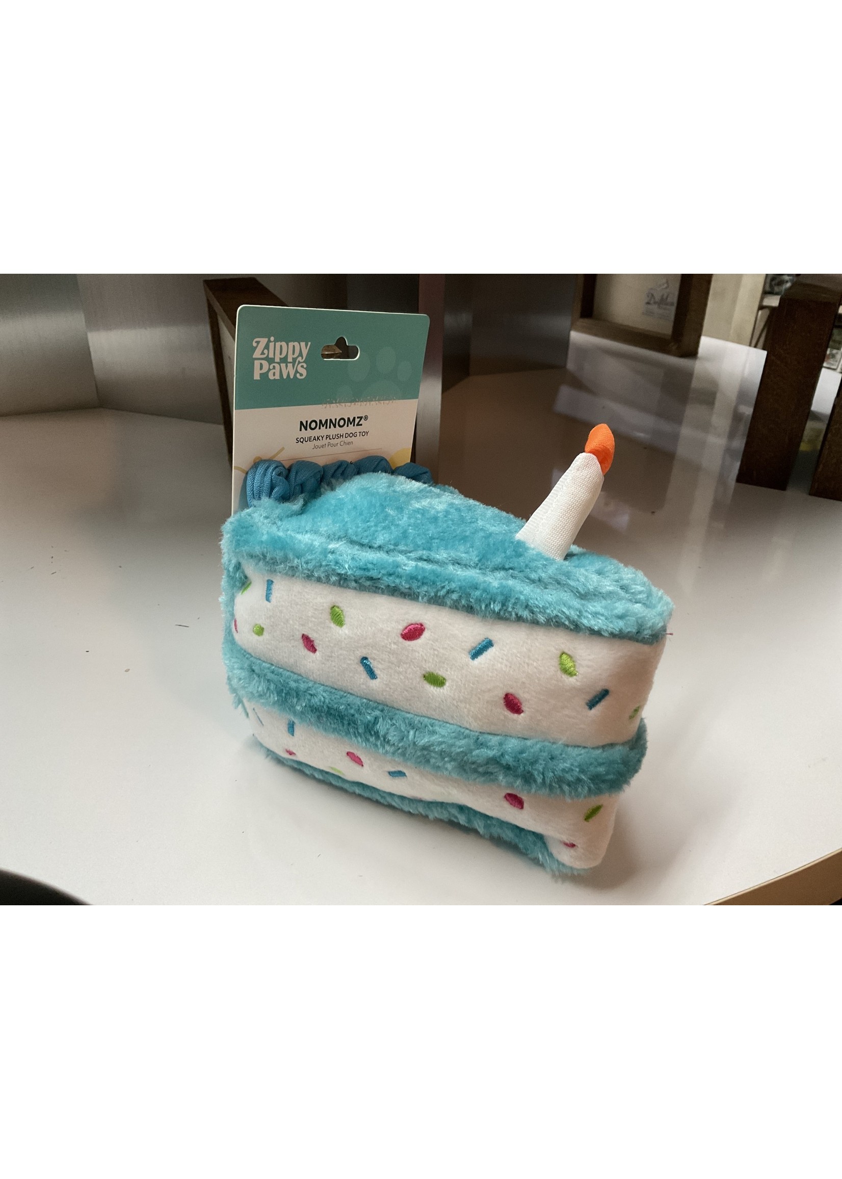 CatalogDog Birthday Cake Dog Toy Blue