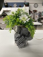 My New Favorite Thing Centerpiece Spring Milk Can w/ White Flowers