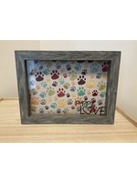 My New Favorite Thing Photo Frame "Puppy Love" w/ Paw Prints