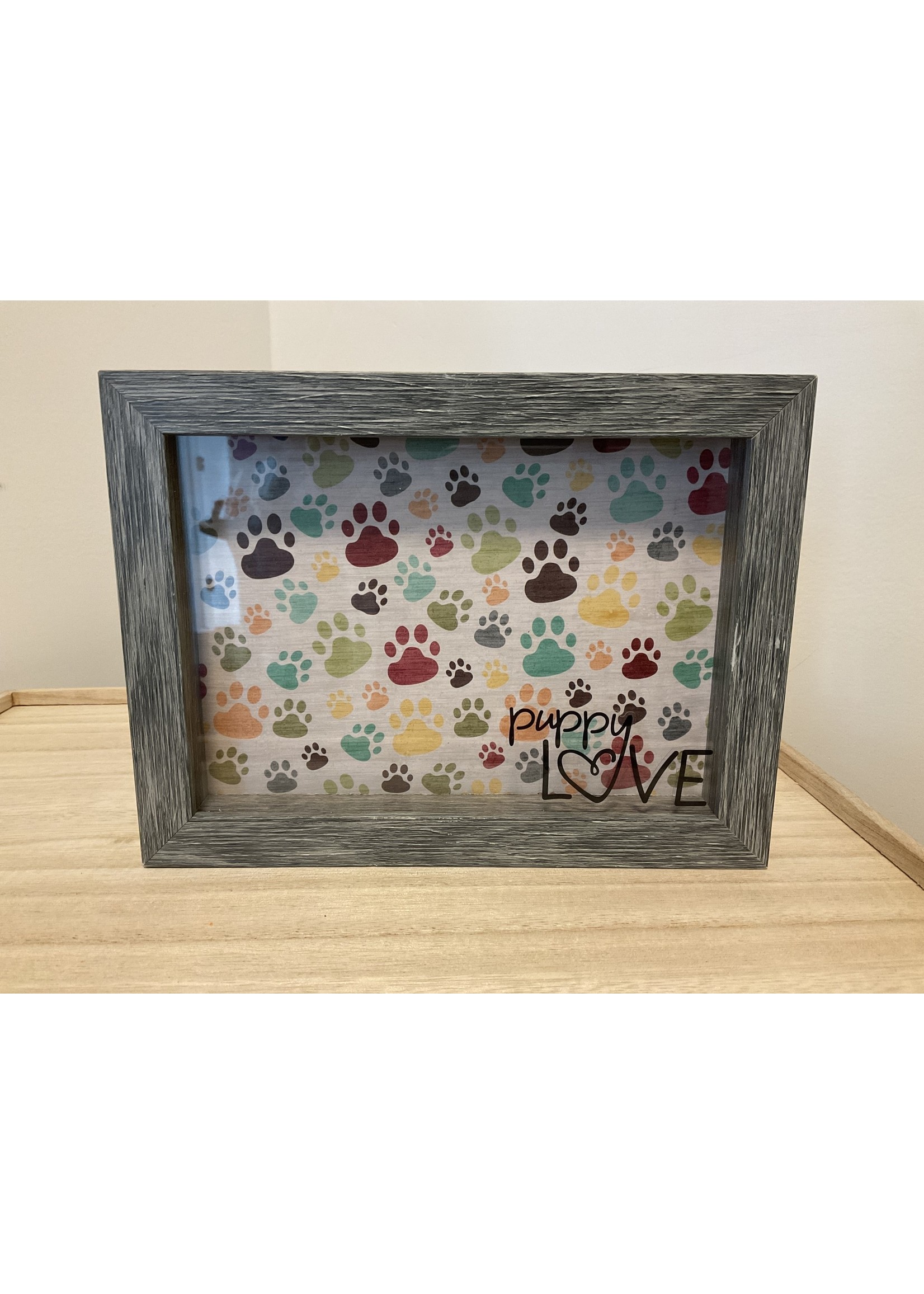 My New Favorite Thing Photo Frame "Puppy Love" w/ Paw Prints