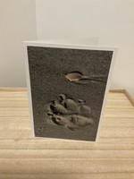 Dog Speak Card - Sympathy Dog Paw Prints