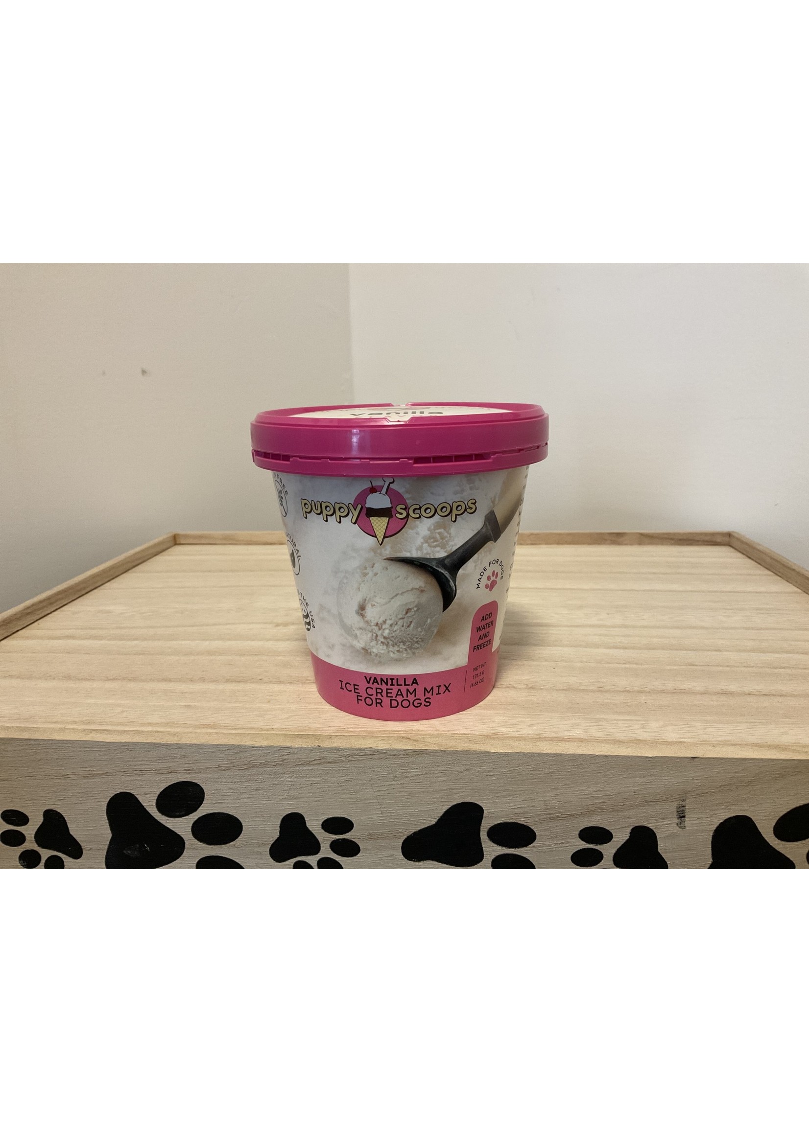 Puppy Cake LLC Puppy Scoops Ice Cream Mix-Vanilla 4.65 oz