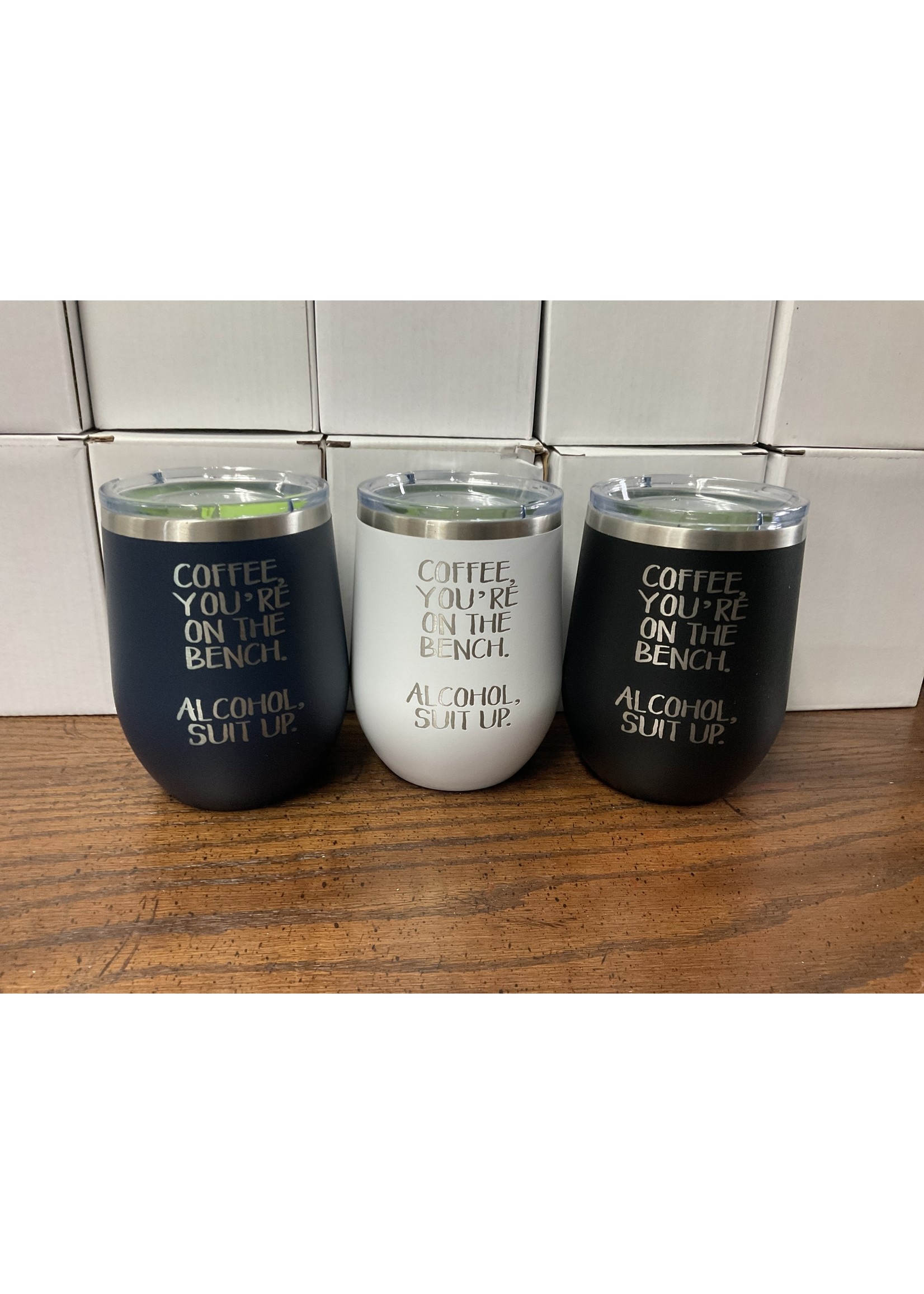 A Day Without Wine Drink Mugs & Glasses from Driftless Studios