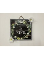 My New Favorite Thing Square Wood Sign " Be Kind"