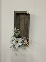 My New Favorite Thing Wall Hanging with White Flower and Black & White Ribbon