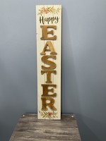 My New Favorite Thing 522 523 Sign 6.5x31-"Happy Easter" in Wooden Blocks