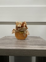 My New Favorite Thing 1370 Wooden Pumpkin Photo Holder 5x6-Orange w/Glitter Pumpkin Ribbon