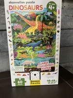Banana Panda Observation Puzzle Dinosaurs 60 Pieces Large Educational Poster
