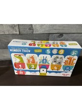 Make-a-Match Number Train Puzzle, 30 Pieces, Mardel