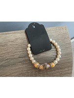 Our Twisted Dahlia B20 Bracelet Pearl Beads