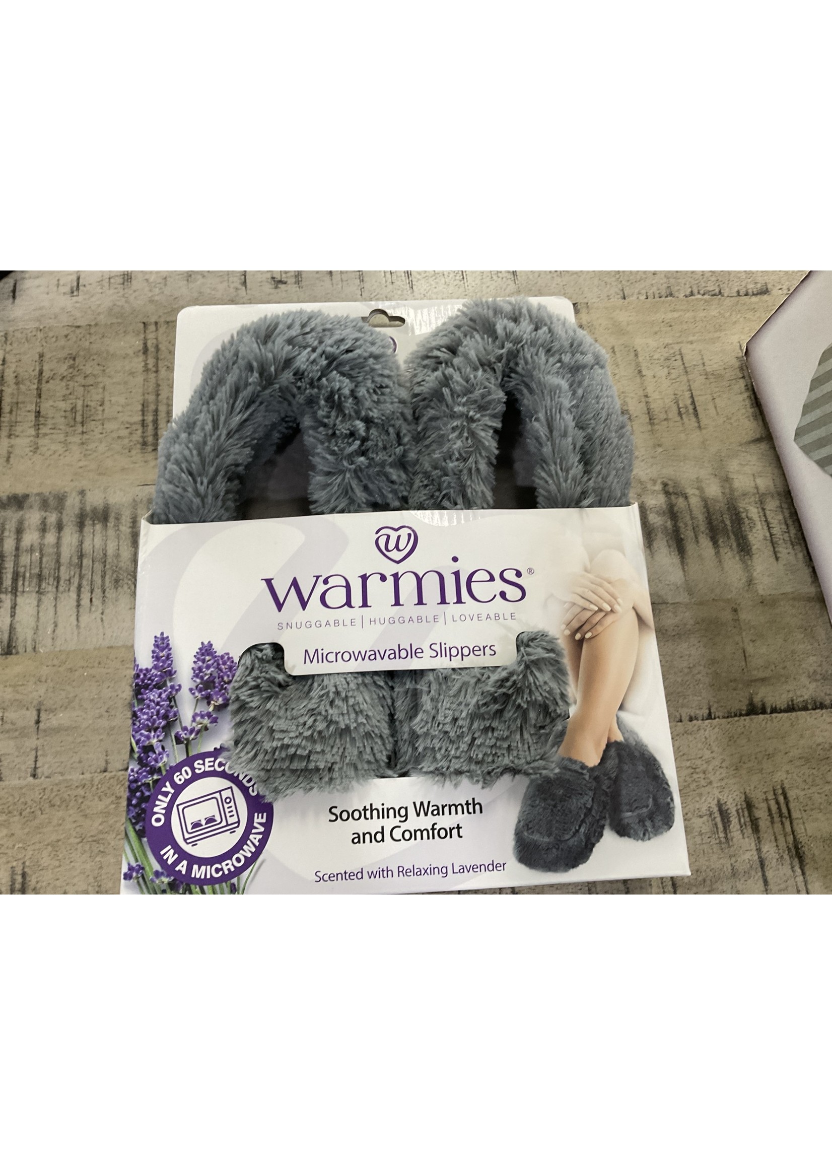 Warmies Warmies Marshmallow Gray Sllippers