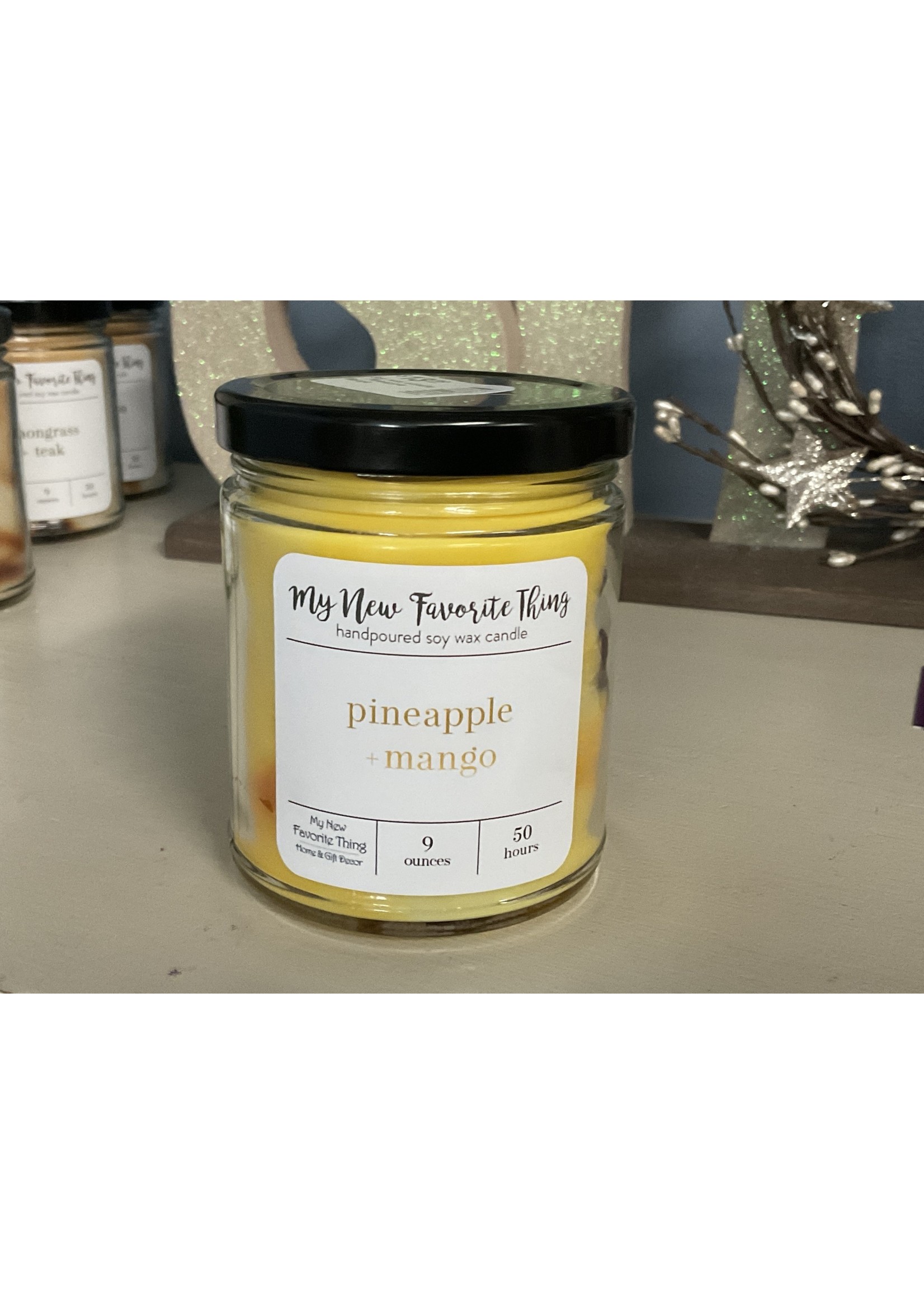 MI Made Coyer Candle Co. Soy wax candle-Pineapple Mango