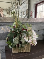 My New Favorite Thing Centerpiece Greenery w/White & Pink Floral