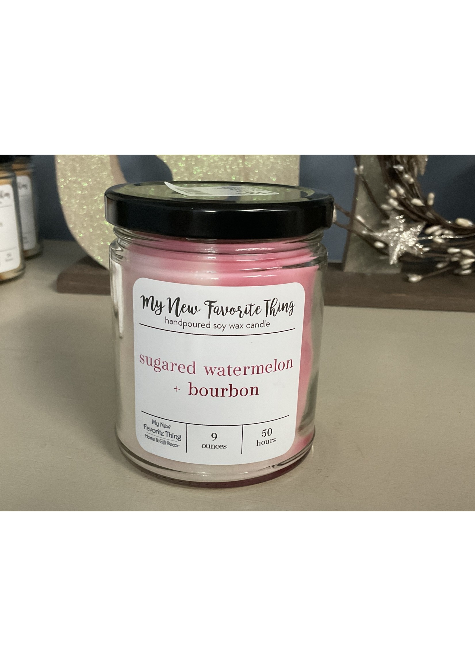 MI Made Coyer Candle Co. Soy Way Candle- Sugared Watermelon + Bourbon