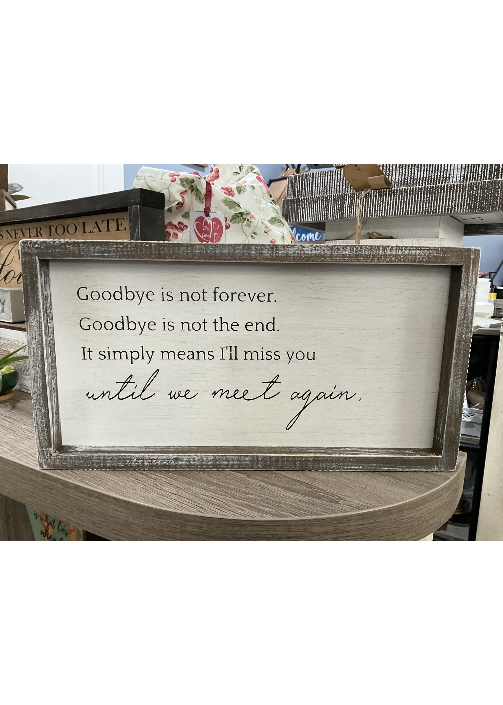 Adams & Co Goodbyes Are Not Forever