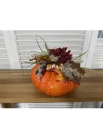My New Favorite Thing Dryer Vent Pumpkin 8x6-Orange w/Leaves Pumpkins and Pinecones