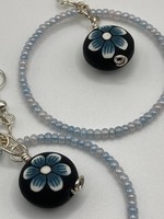 Our Twisted Dahlia CFE3   Small Blue Daisy Hoop