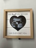 Wood Sonogram Picture Frame, 2 choices