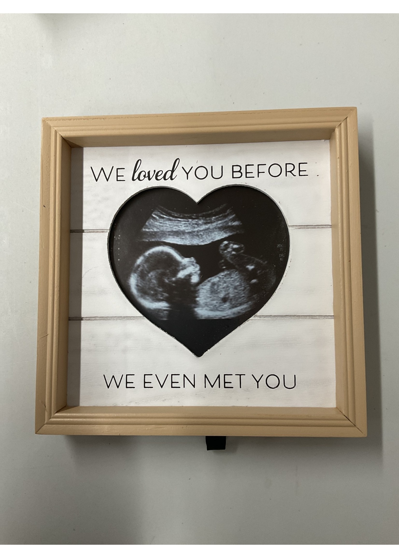 Wood Sonogram Picture Frame, 2 choices