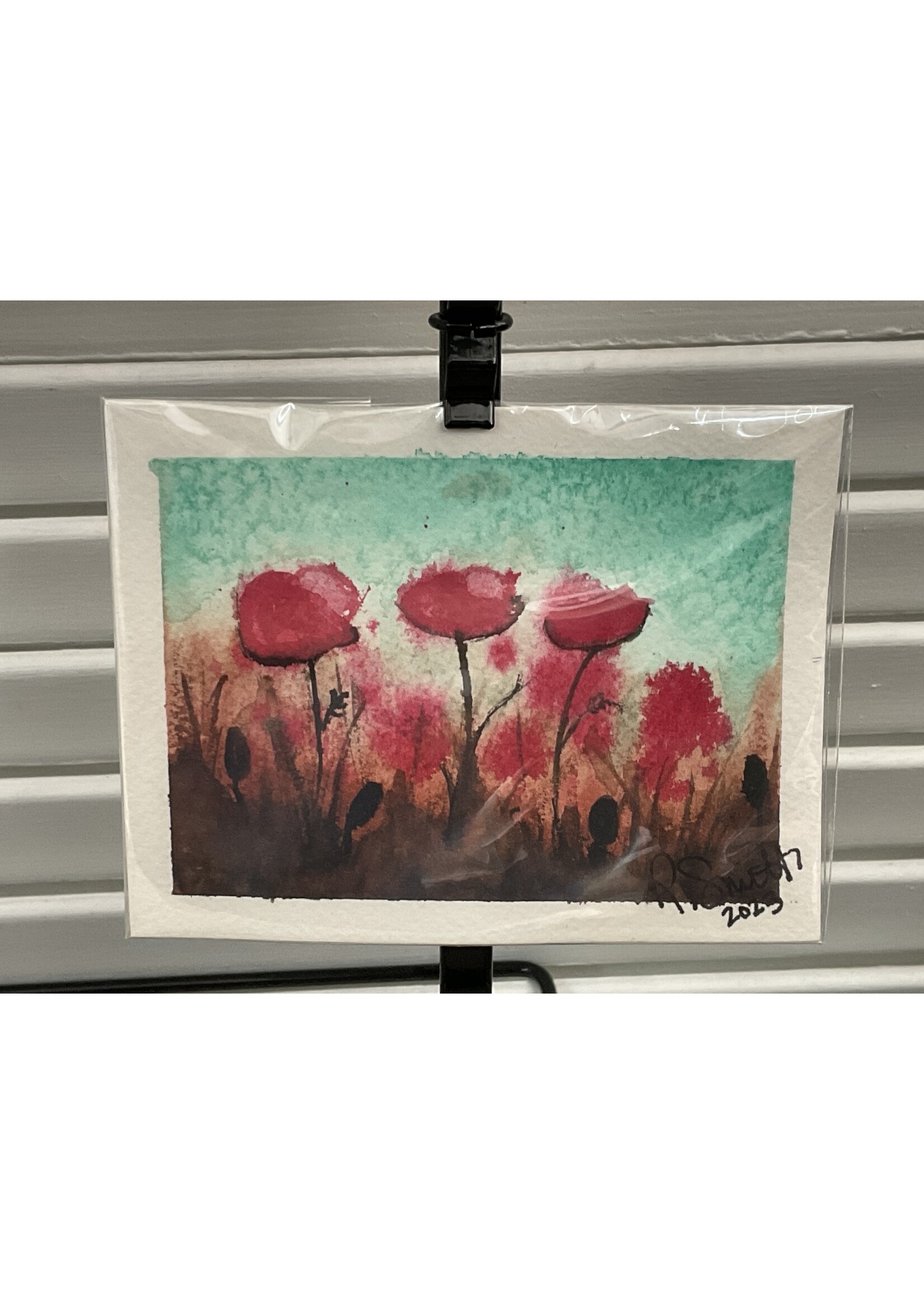 #25 3x4 Poppies