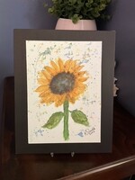 #07 8x10 Blue Sunflower