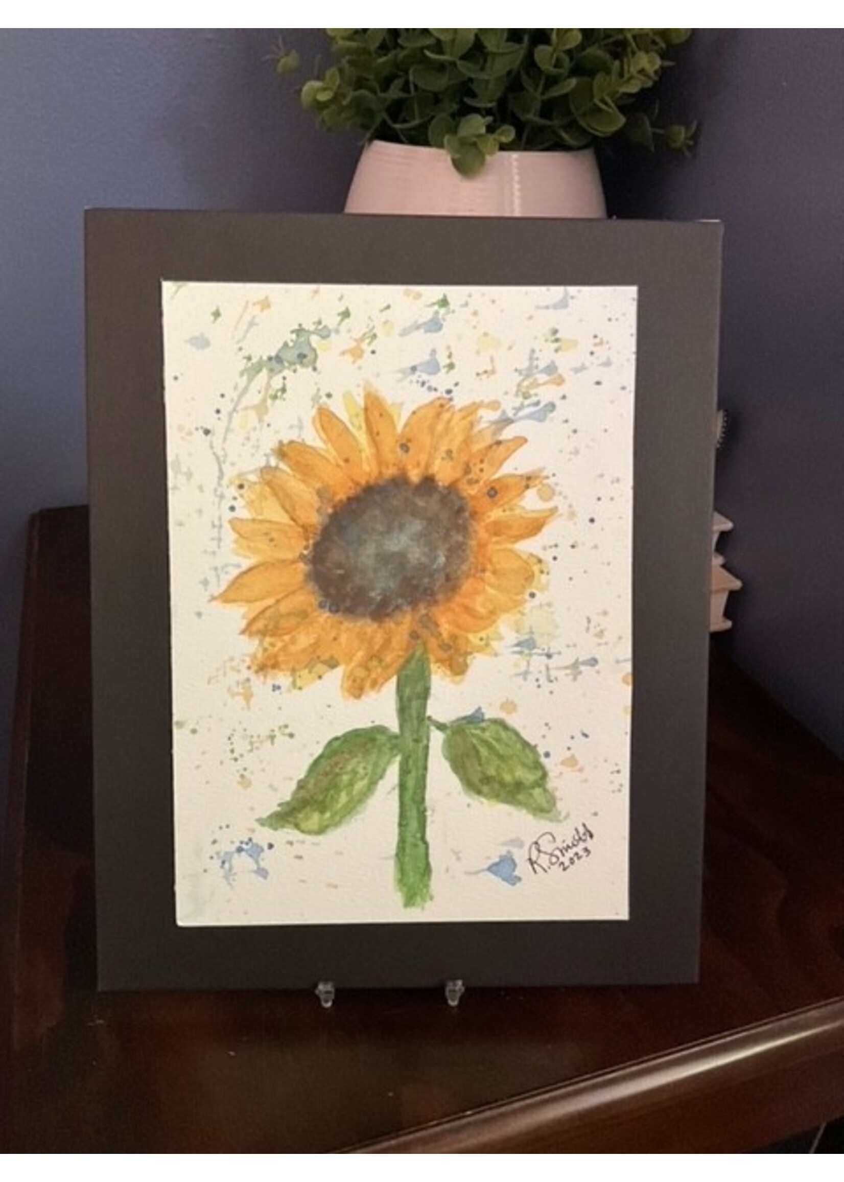 #07 8x10 Blue Sunflower