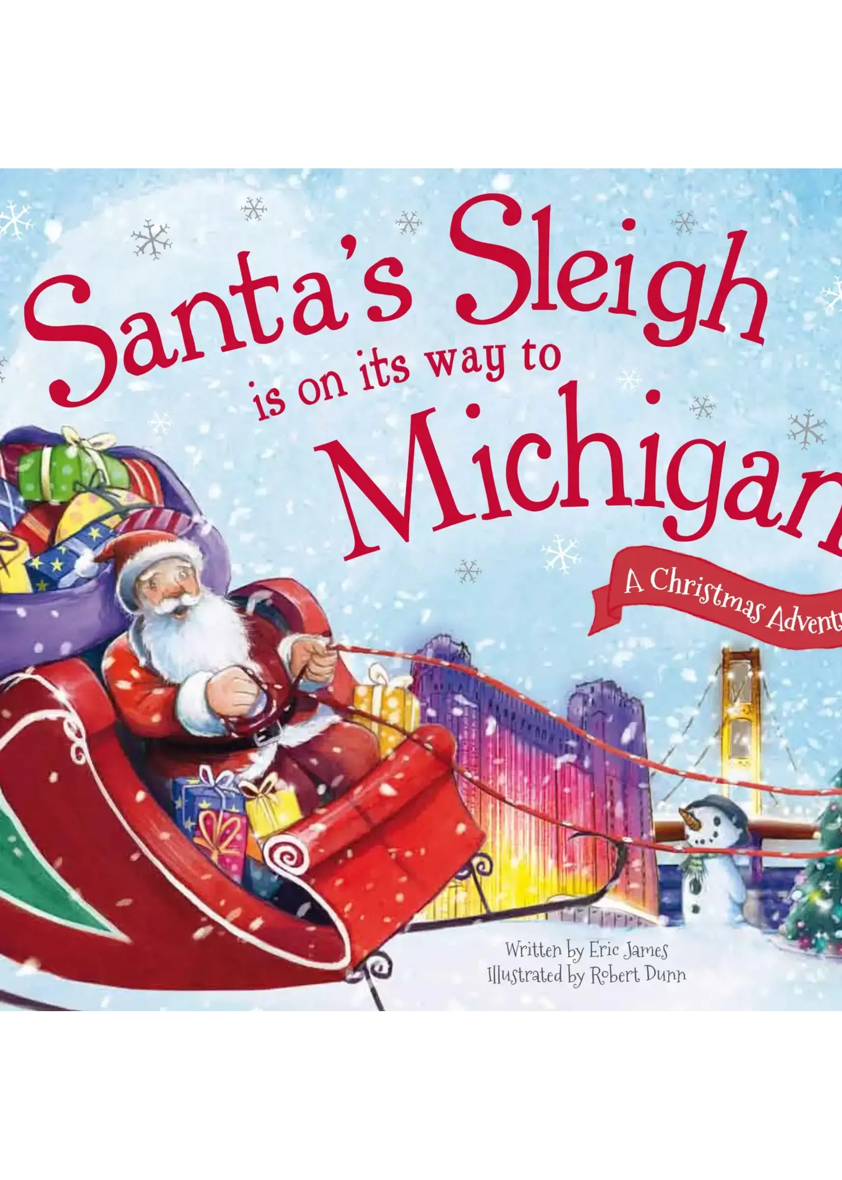 Sourcebooks Santa's Sleigh Is on Its Way to Michigan