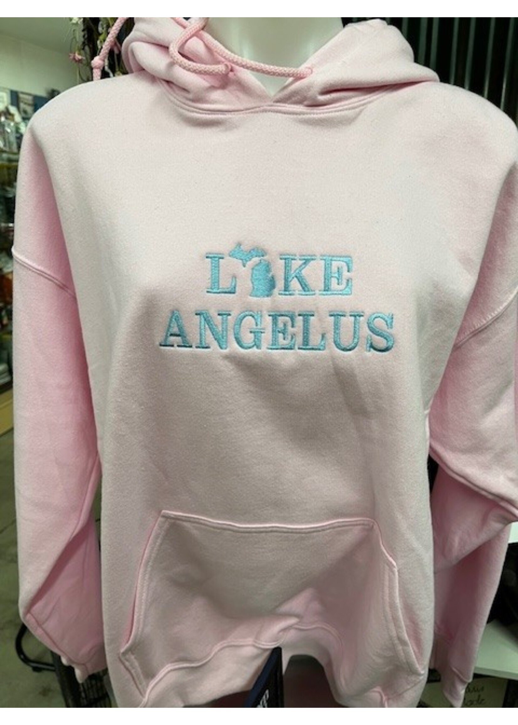 TM Hooded Pink Sweatshirt Lake Angelus-1