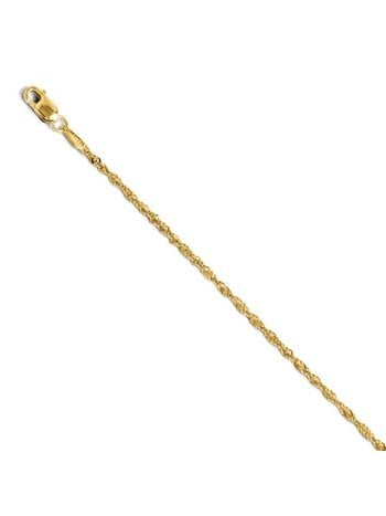 14K Singapore Chain Anklet